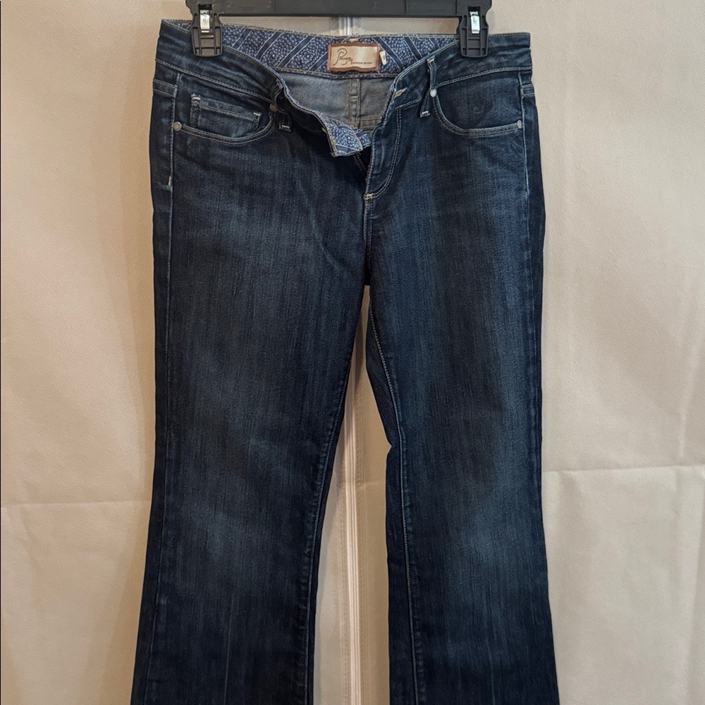 PAIGE Indigo Patterned Denim